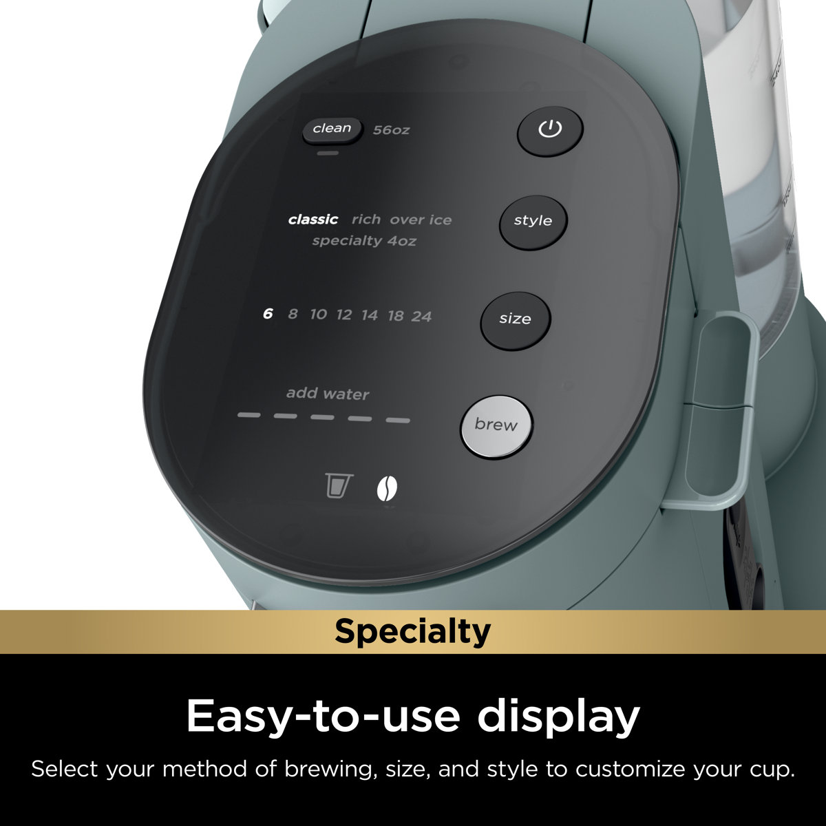 Ninja® Single-Serve Pods & Grounds Specialty Coffee Maker PB051SG